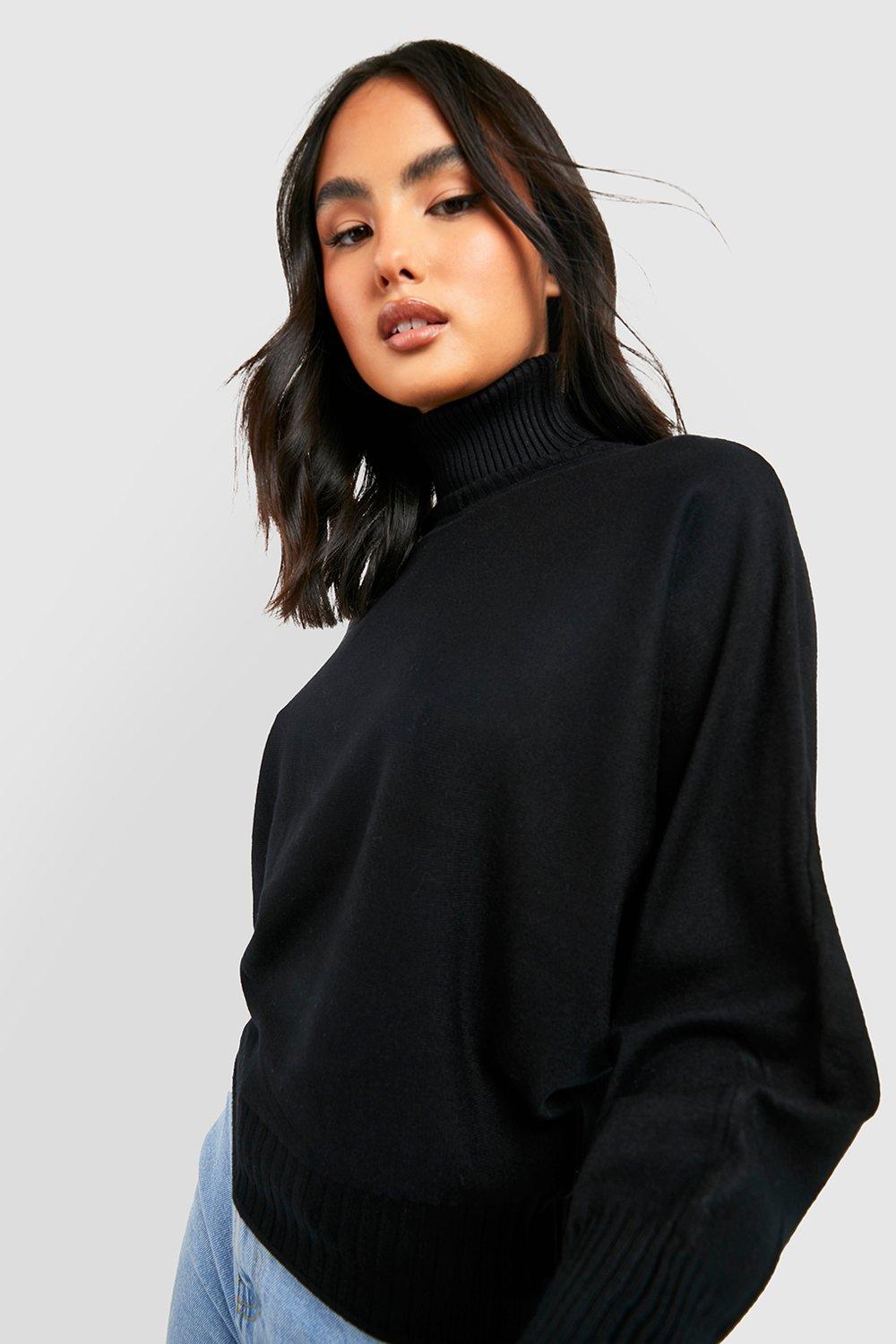 Fine gauge turtleneck outlet sweater