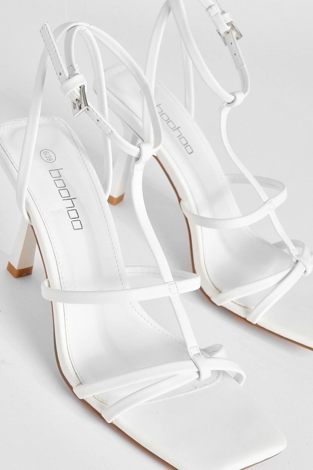 Boohoo heeled sandals hot sale