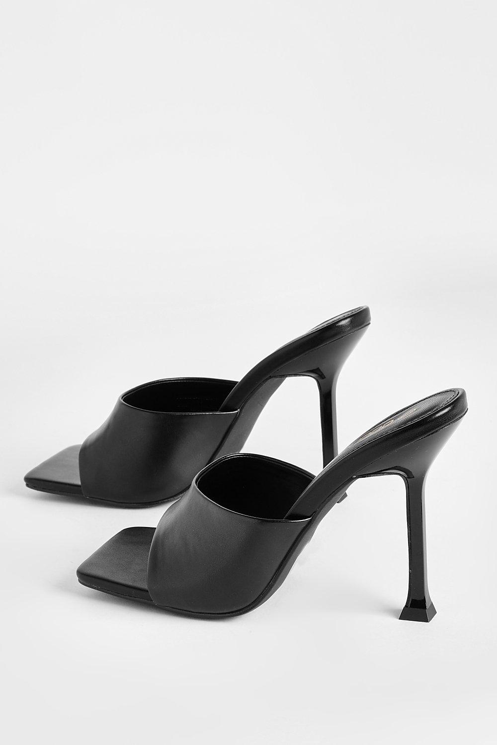 Mule store stiletto heels