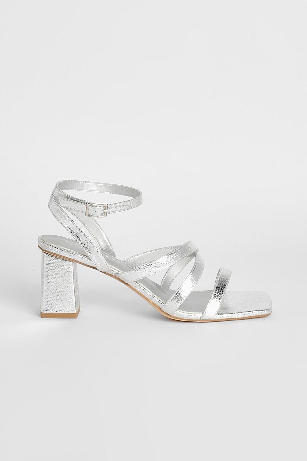 Multi store metallic sandals