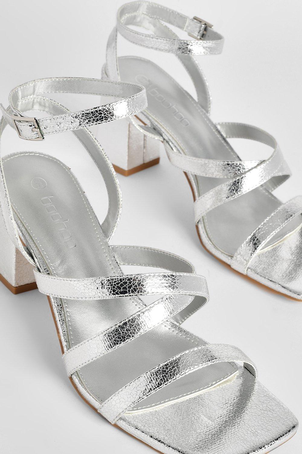 Boohoo clearance silver sandals