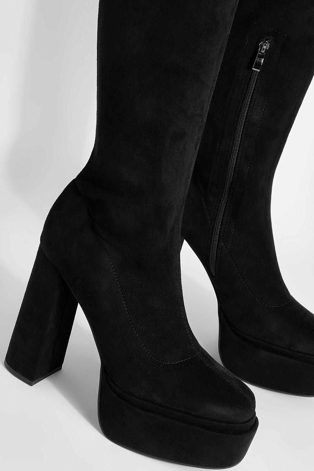 Boohoo on sale thigh boots