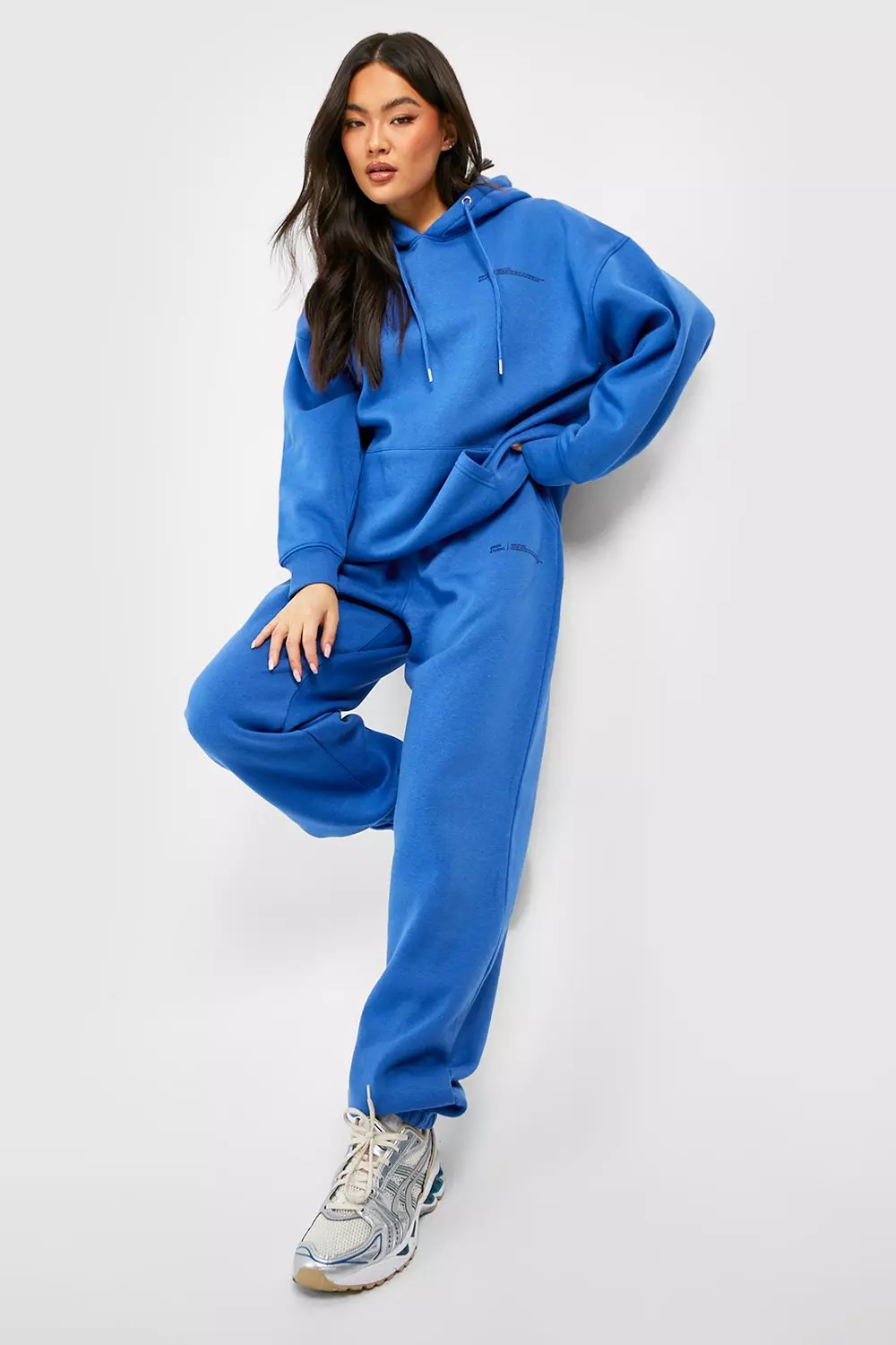 Cobalt Dsgn Studio Text Print Hooded Tracksuit  alternative image