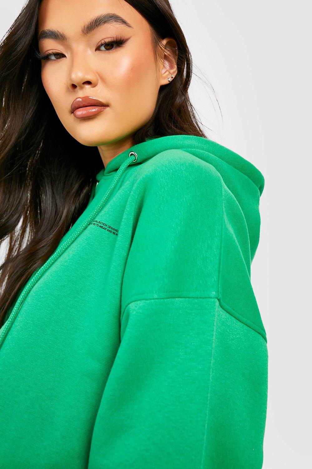 Green topshop hoodie hot sale