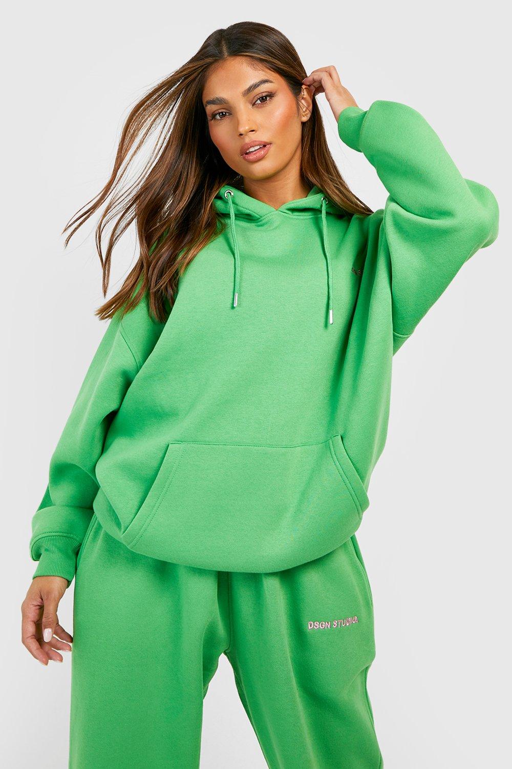 Oversized Contrast Embroidered Tracksuit