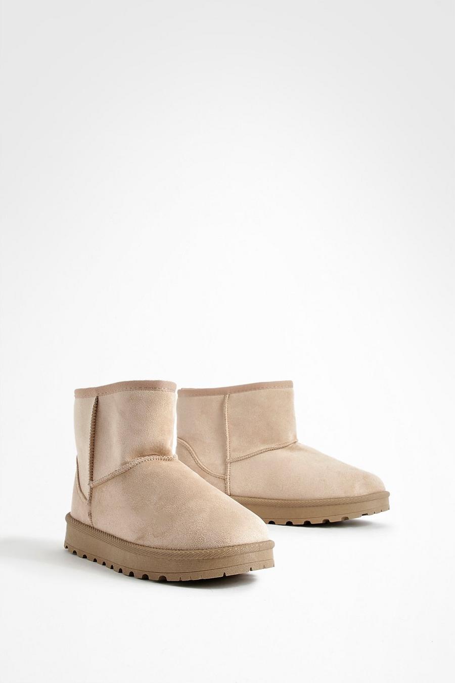 Beige Mini Cosy Boots image number 1