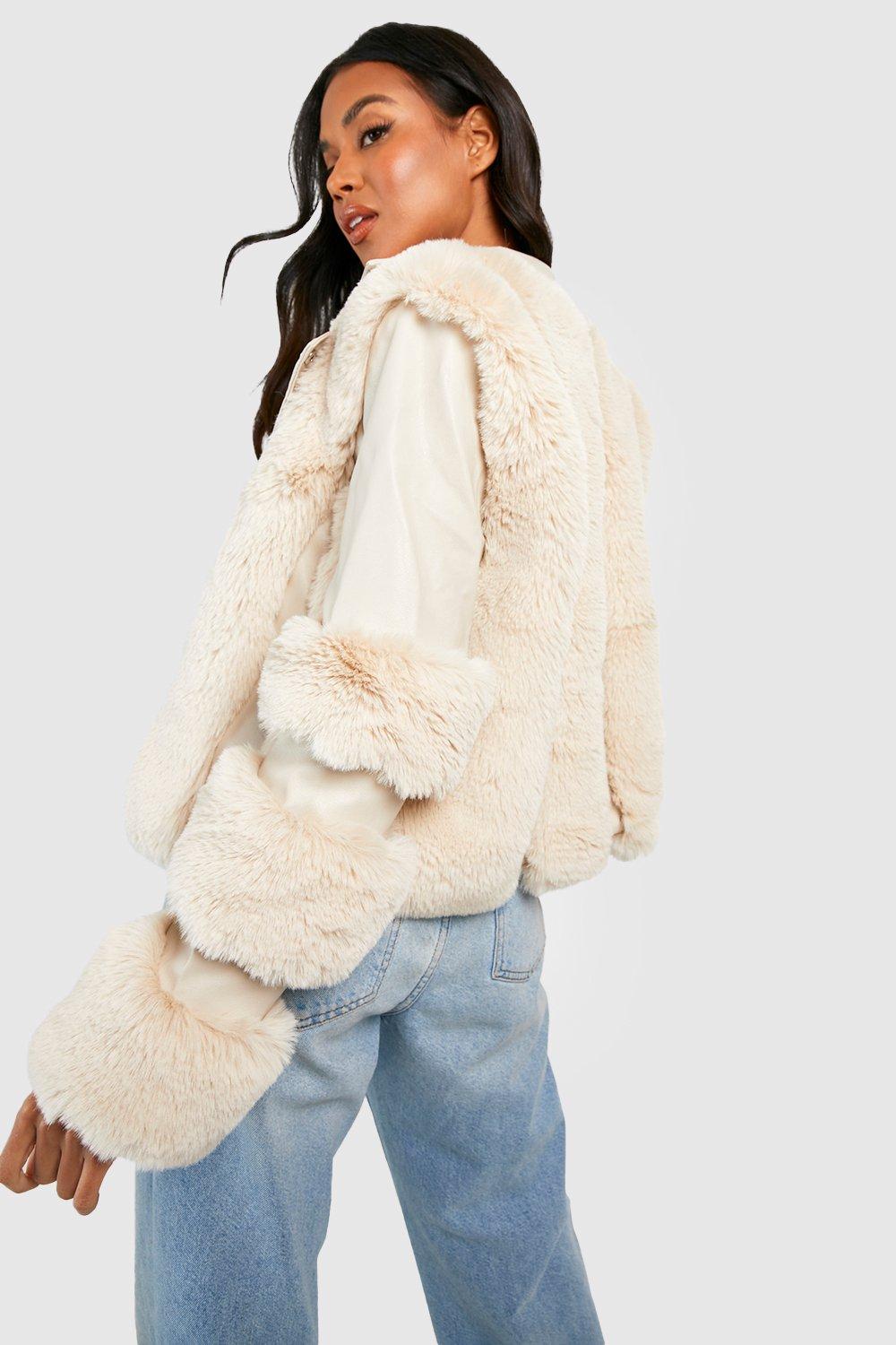 Boohoo sales faux fur