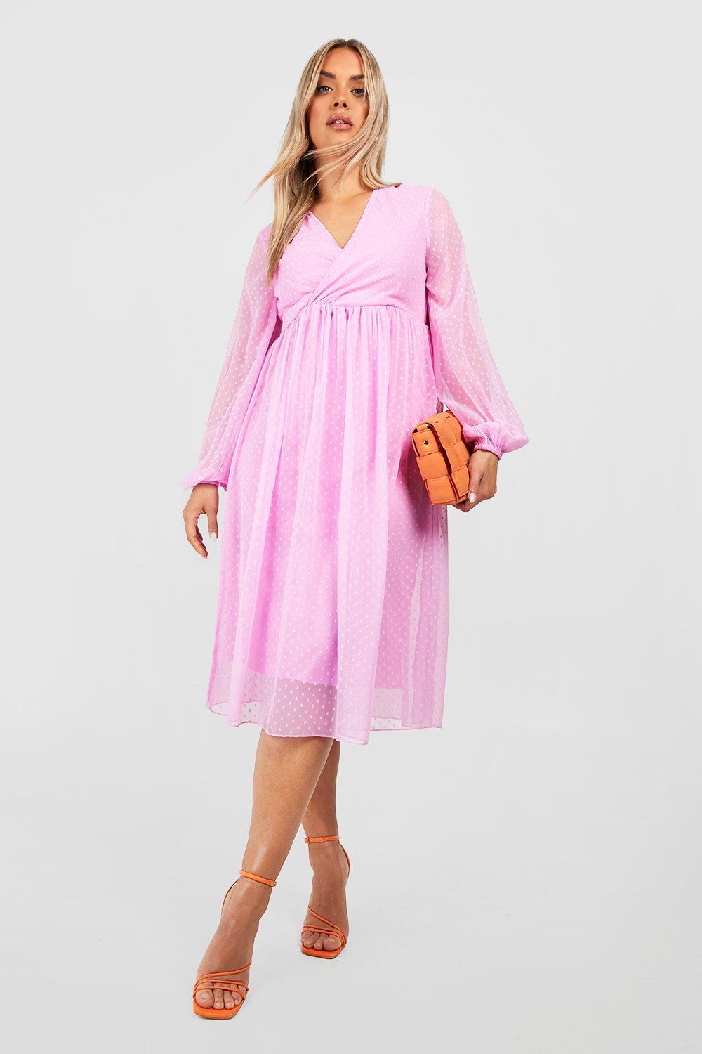 Midi hotsell lavender dress