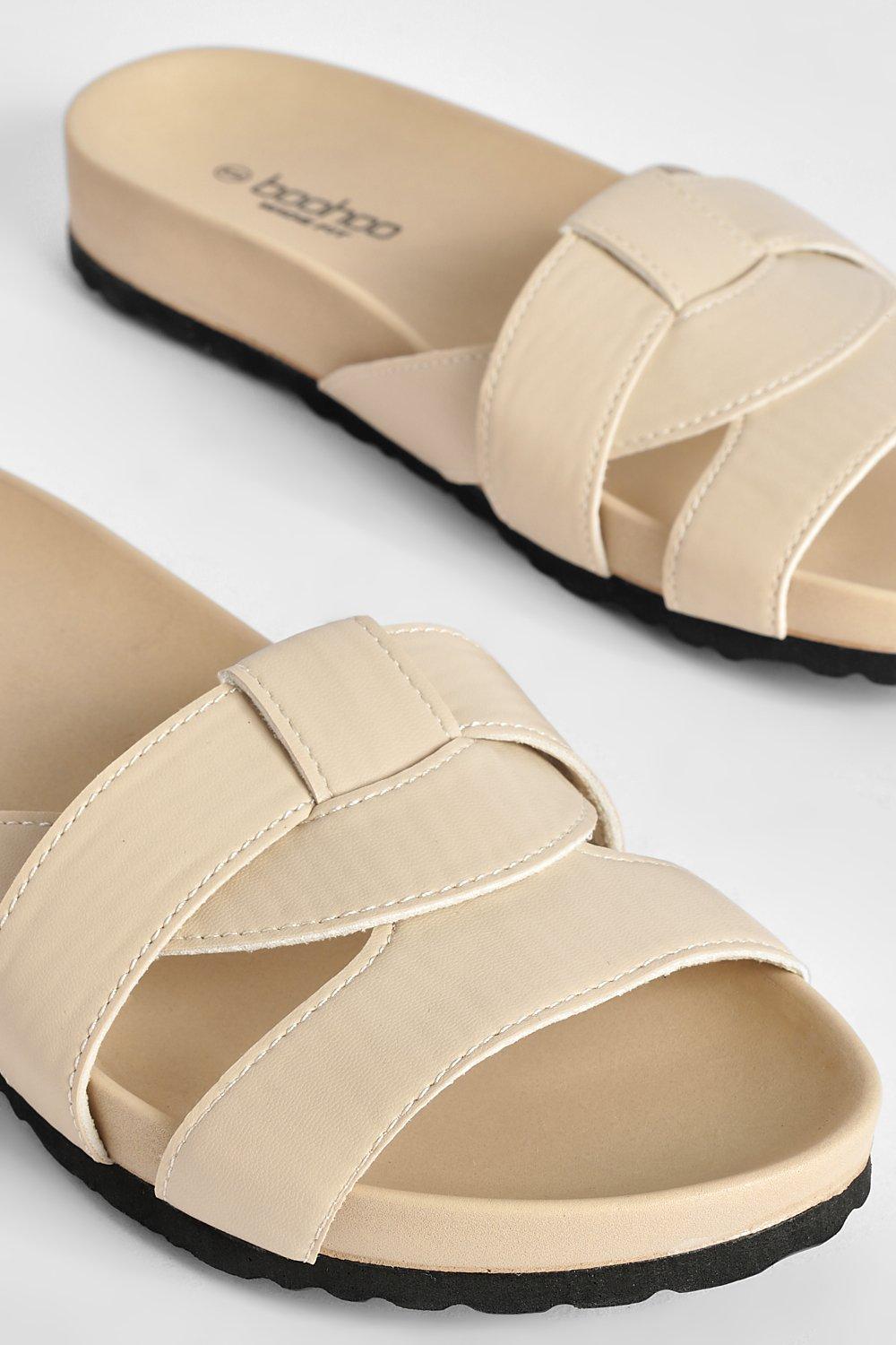 Womens sliders boohoo hot sale