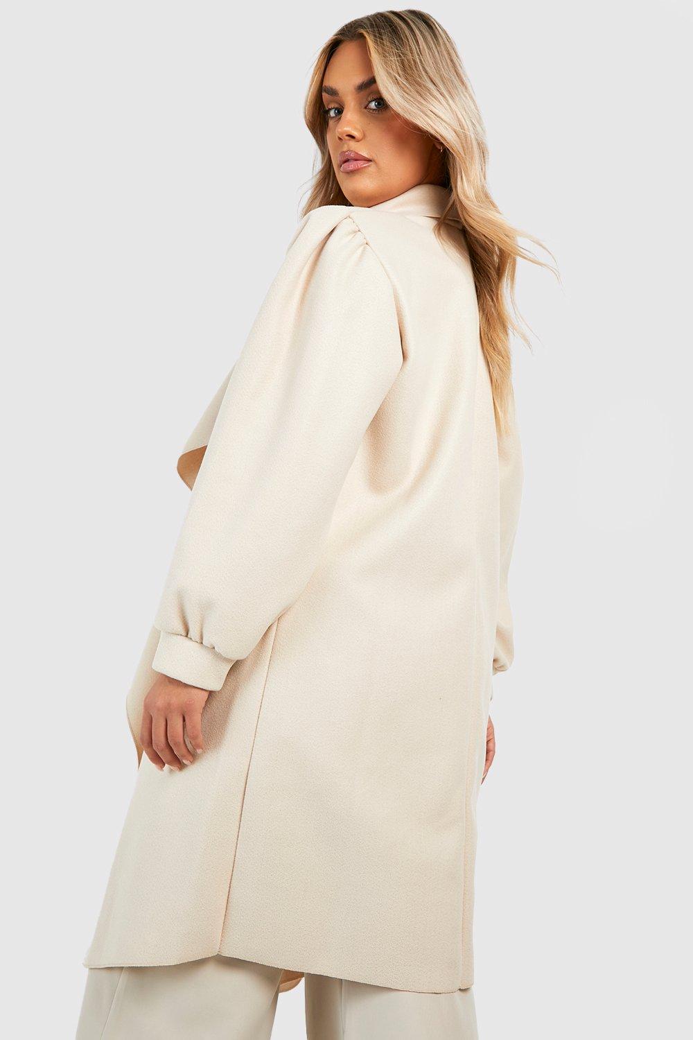 Missguided oversized hotsell waterfall duster coat