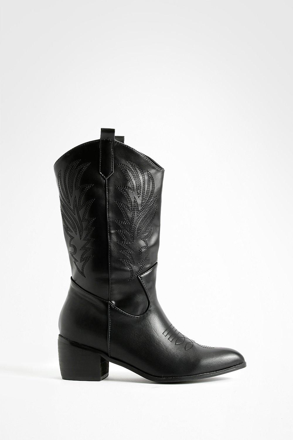 Wide width cowboy hot sale boots for ladies