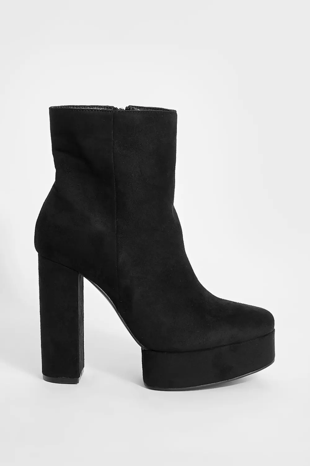 Wide fit discount platform ankle boots