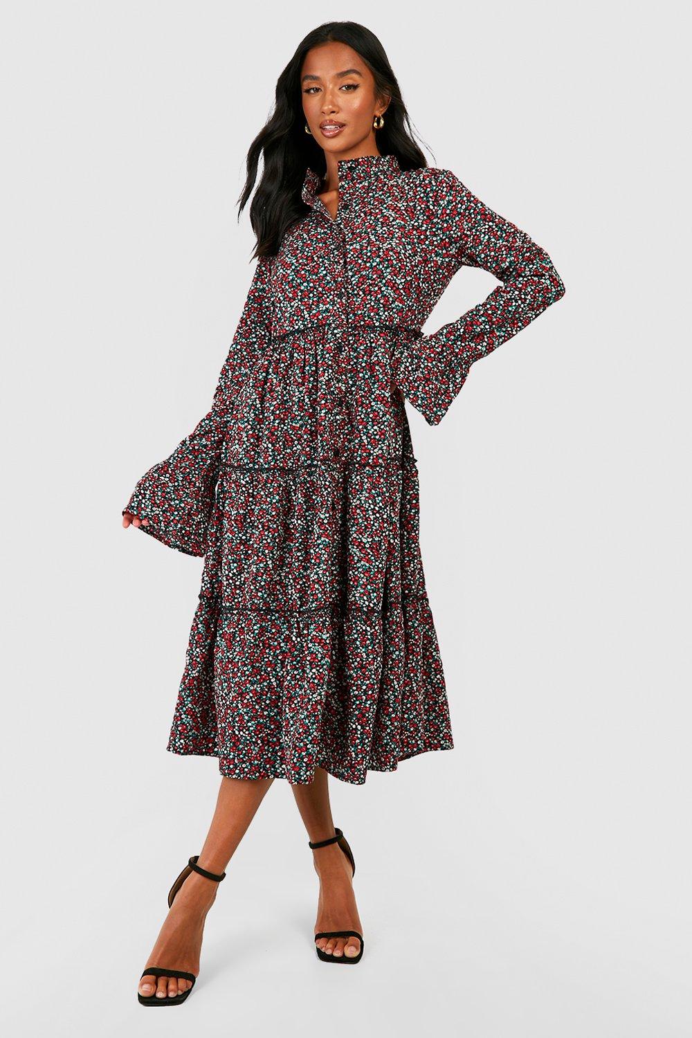 Topshop ditsy smock on sale dress