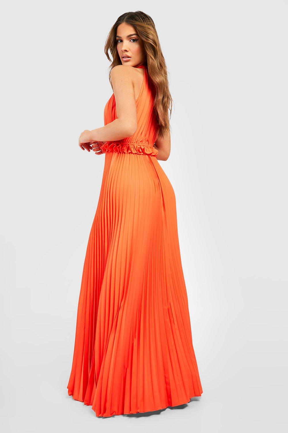 Pleats to meet hot sale you maxi dress