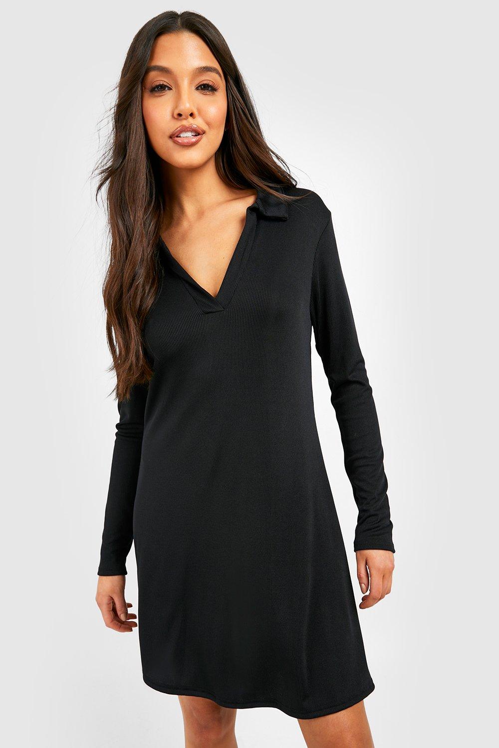 Black t shirt swing dress on sale