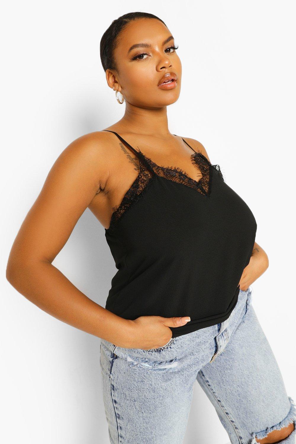 Plus size hotsell lace tank