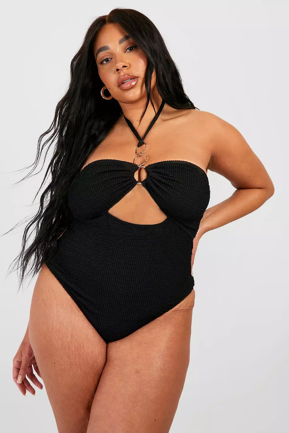 Plus size halter swimdress outlet