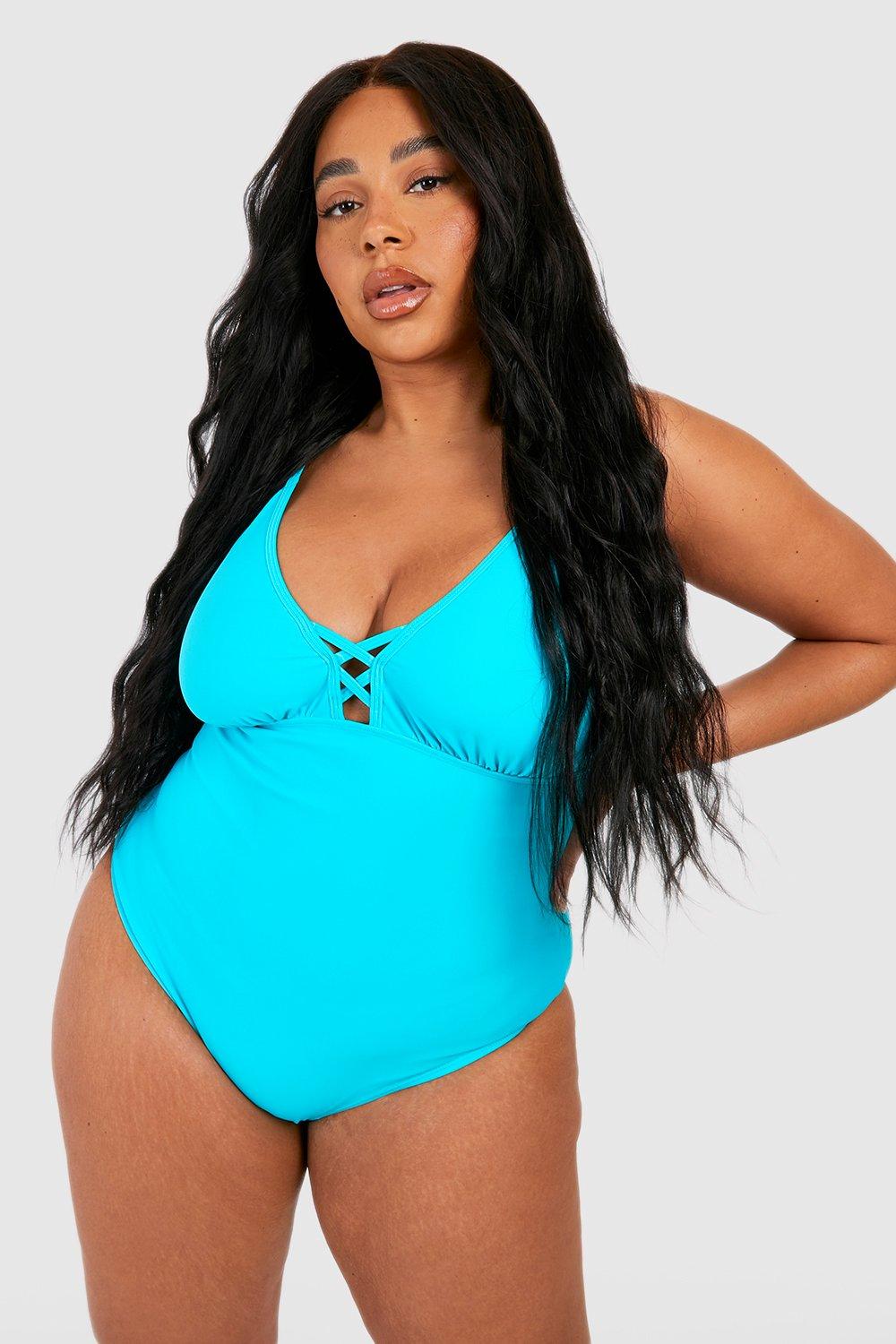 3 piece bathing cheap suit plus size