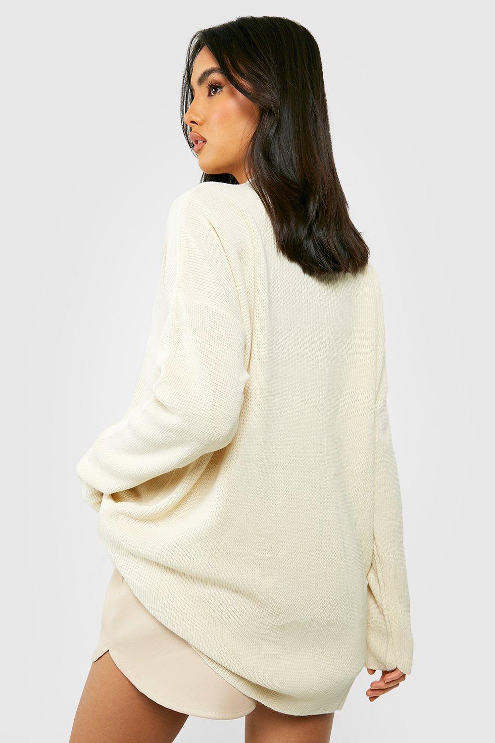 Boohoo cream clearance jumper