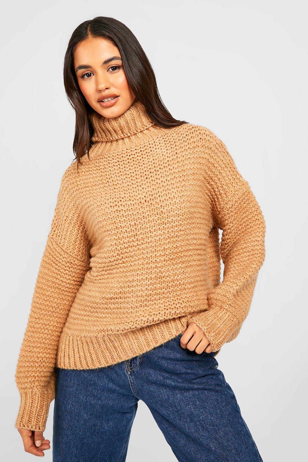 Knitted turtle 2025 neck jumper