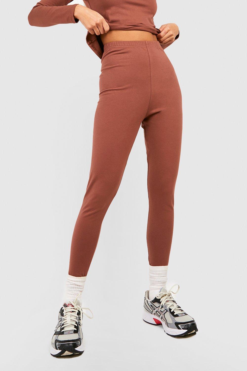 Mixa Matcha H gmidjade leggings i bomullstyg boohoo