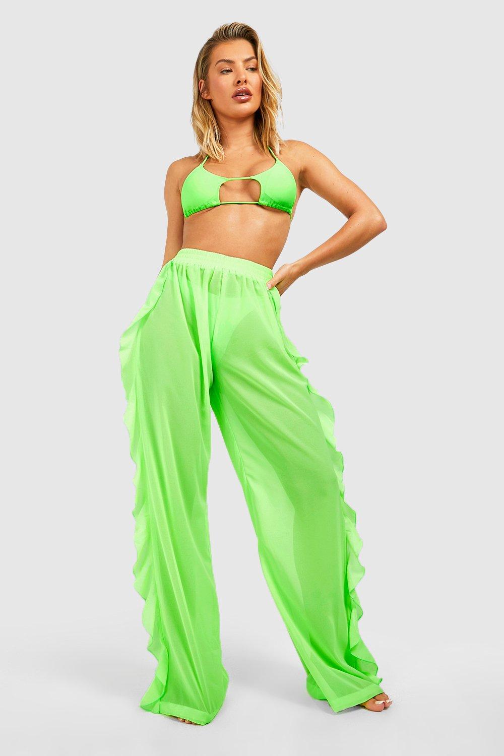 Neon green boohoo clearance