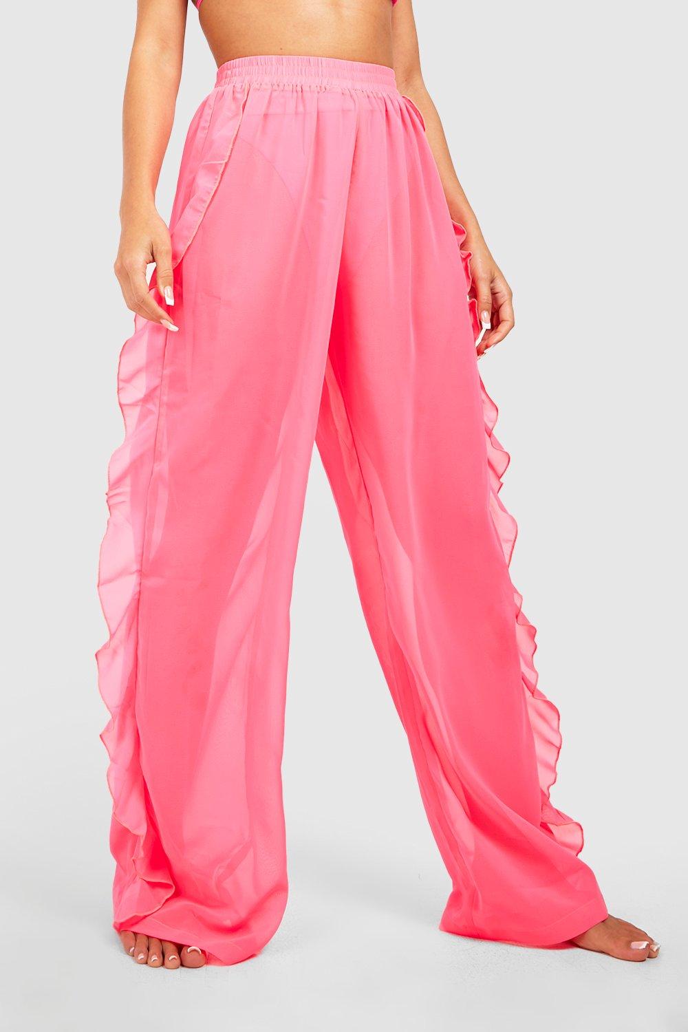 Frill sales palazzo pants