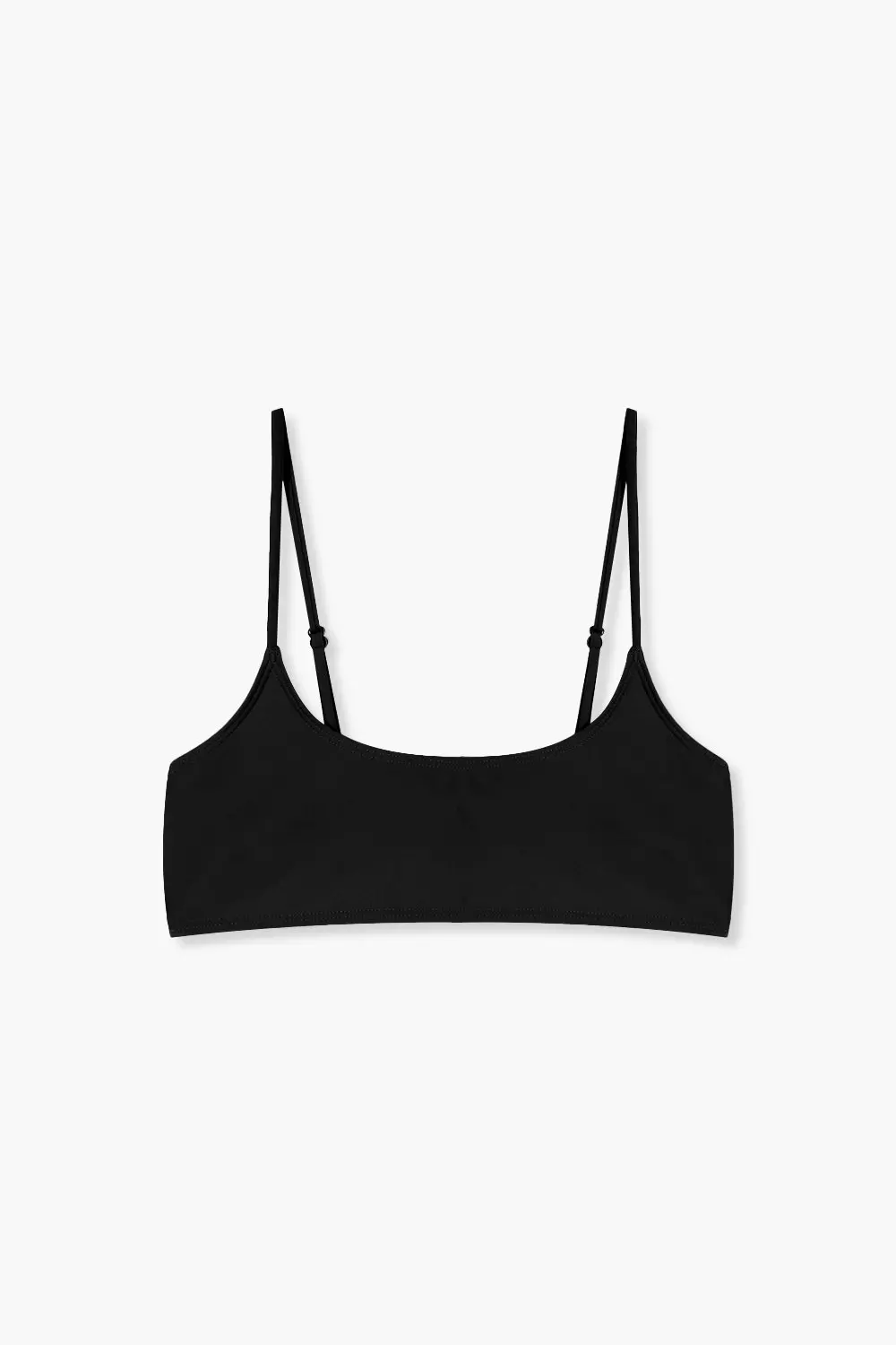 Electric blue Essentials Scoop Tie Back Bikini Top صورة بديلة