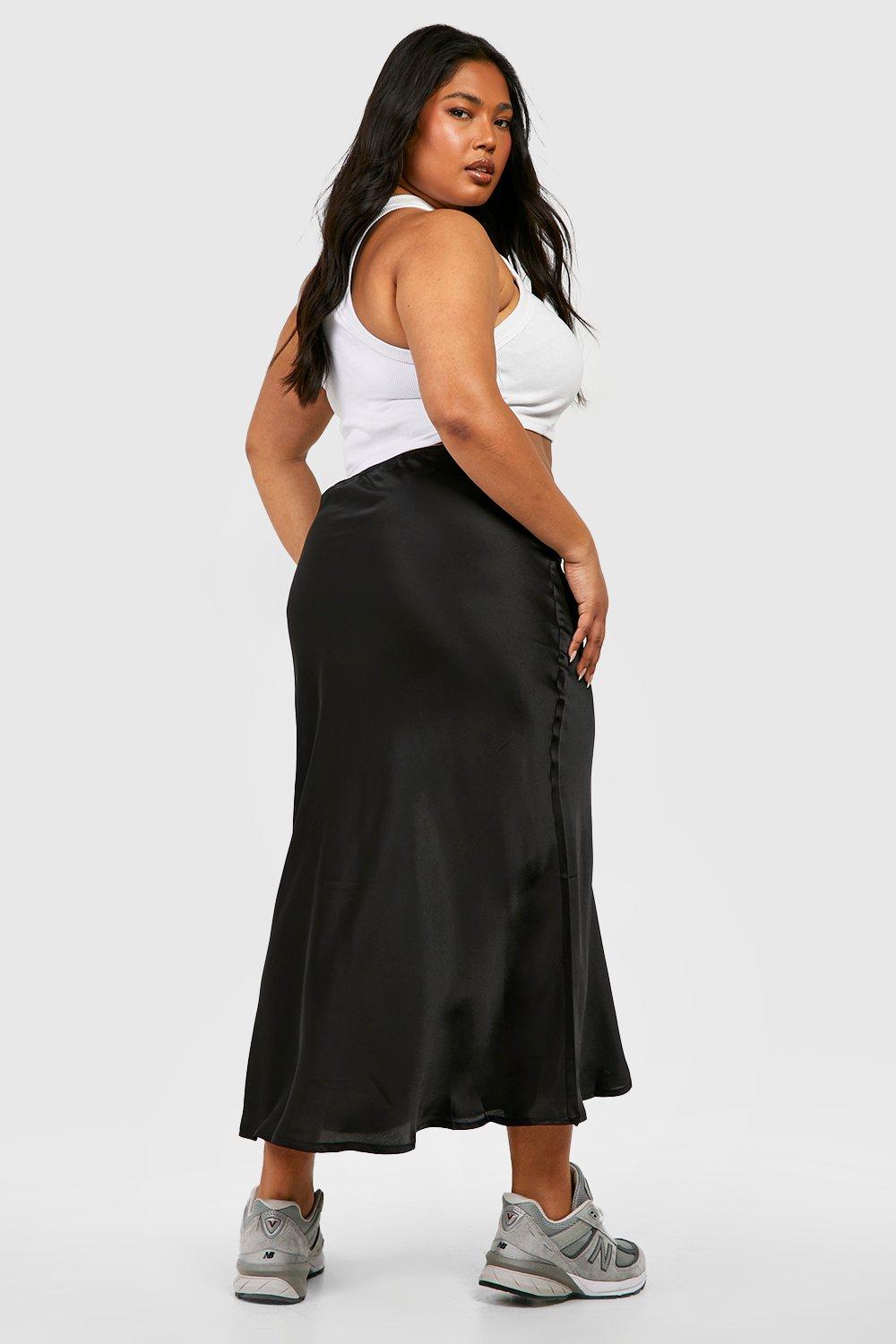 Jupe mi longue grande taille sale