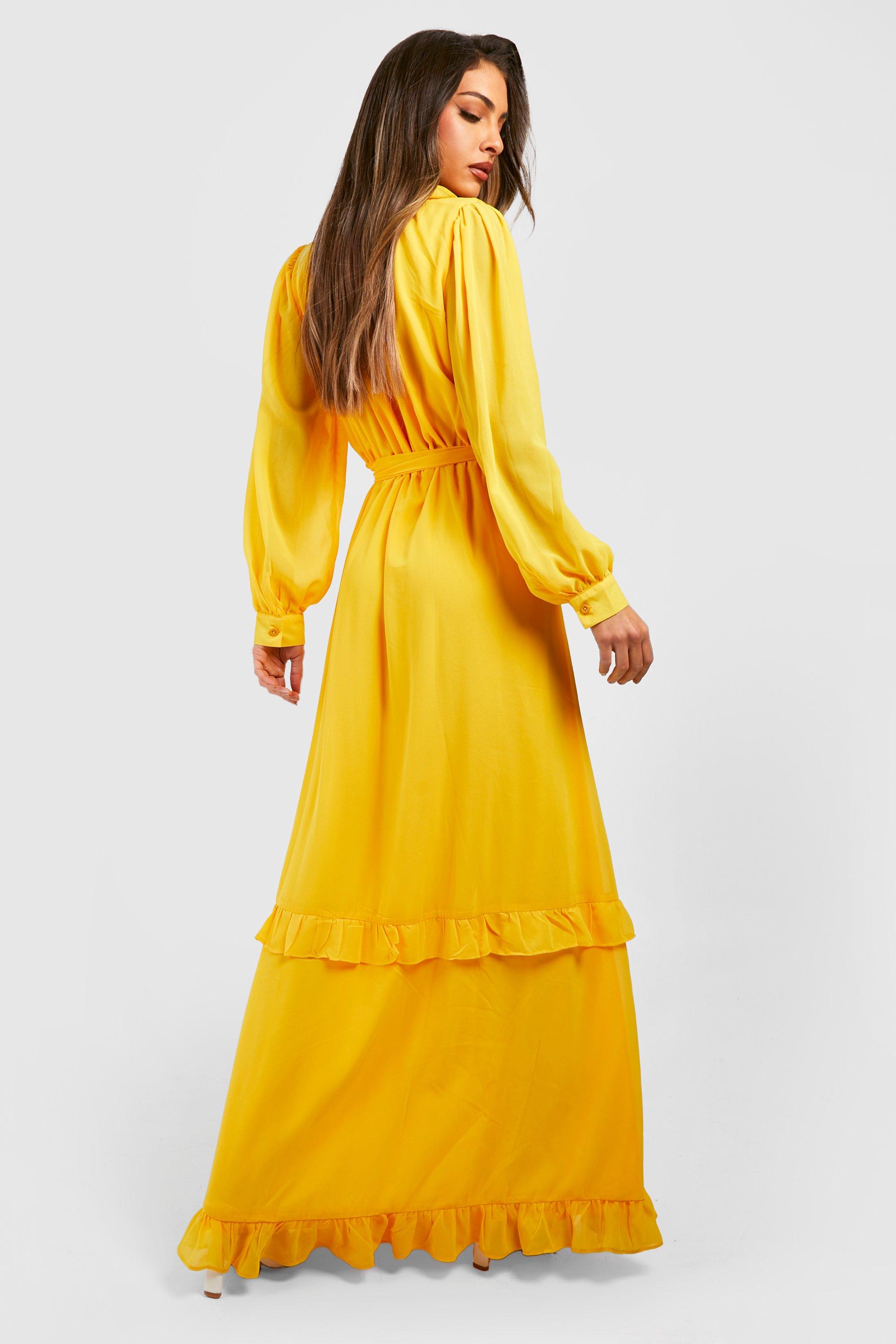 Boohoo boho hot sale maxi dress