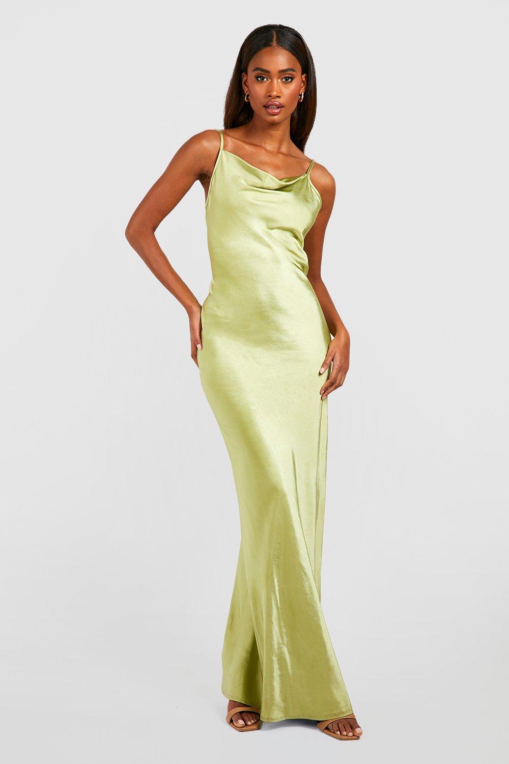 Buy Lipsy Sage Cowl Bridesmaid Maxi Dress from Next Ireland