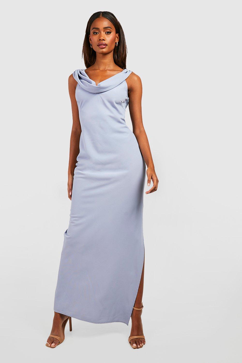 Cowl neck 2025 strappy dress