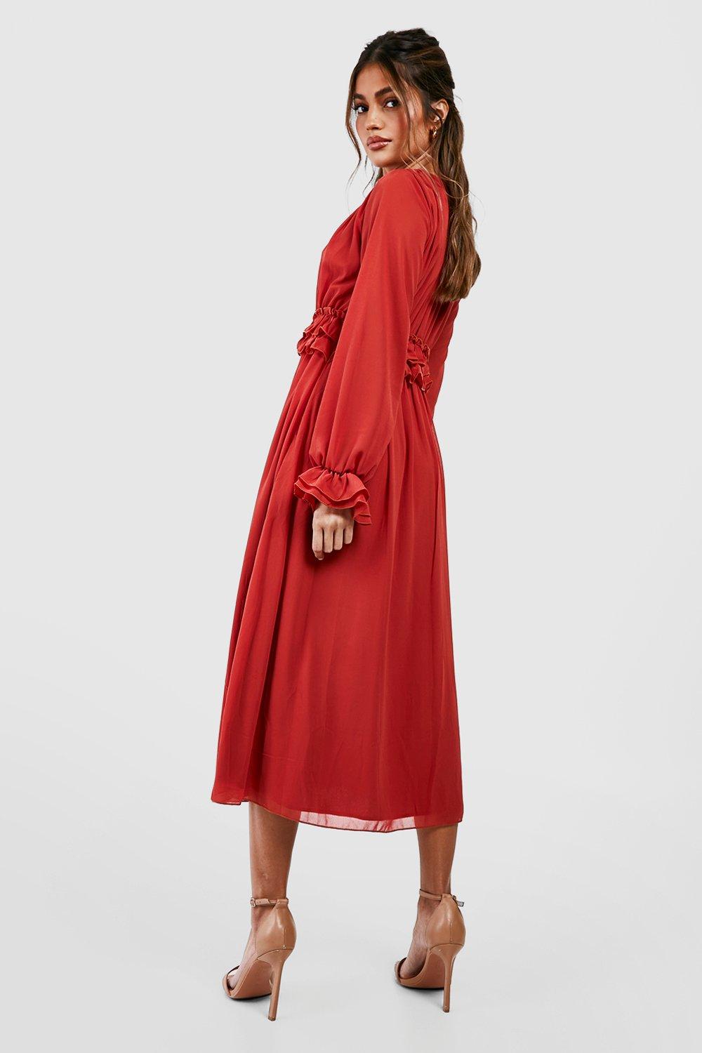 Boohoo deals floaty dress