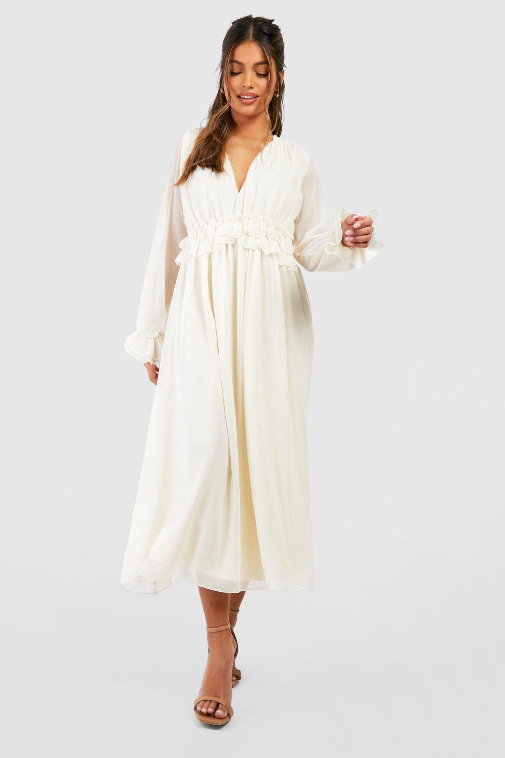 Floaty white clearance dress