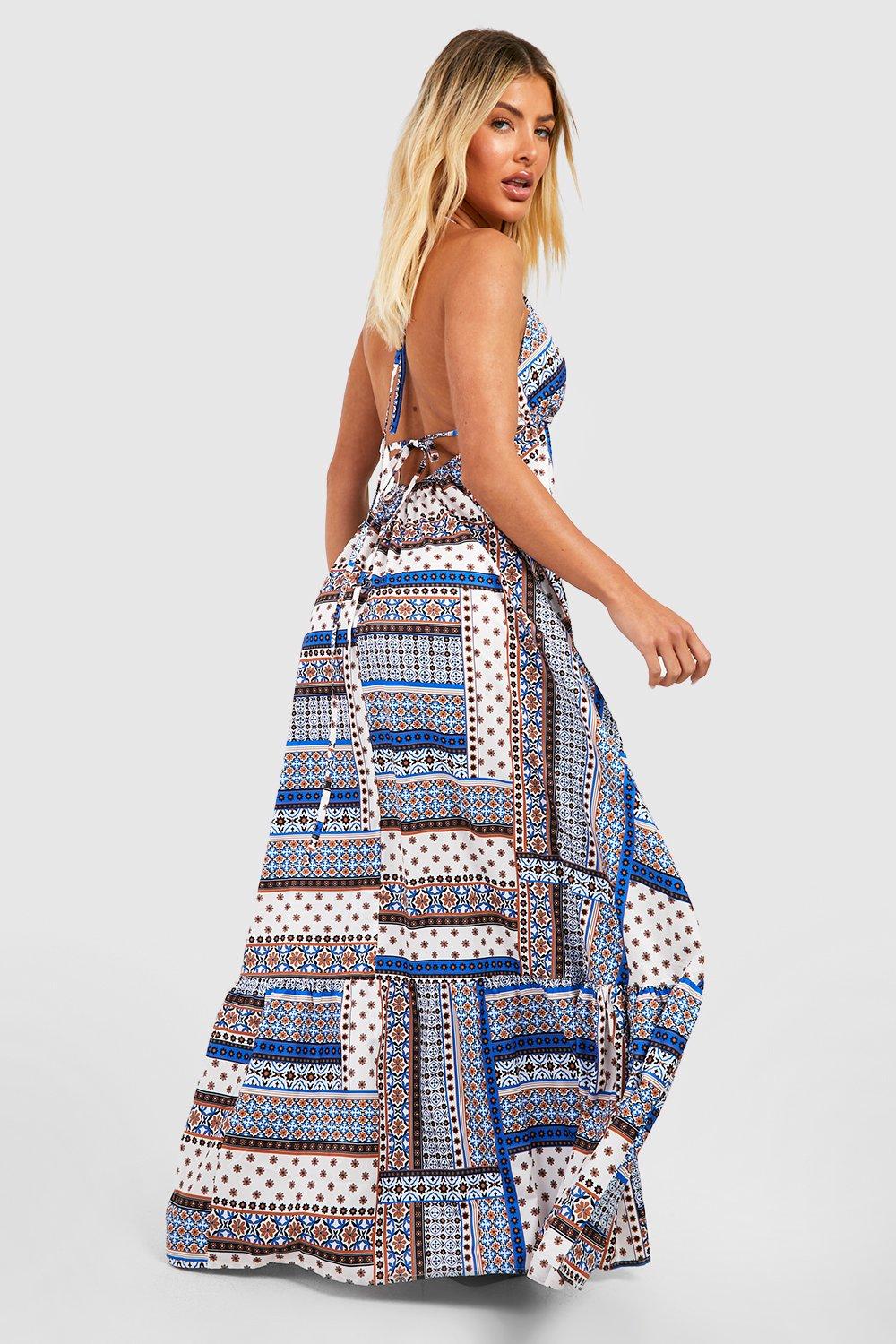 Boohoo boho maxi store dress