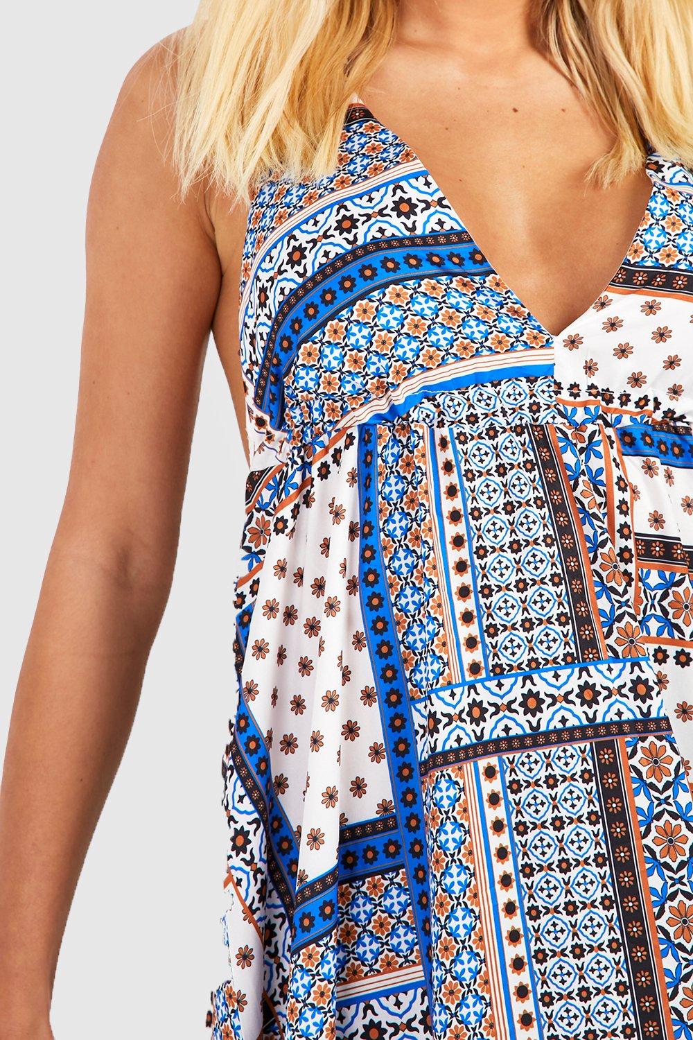 Boohoo boho maxi discount dress