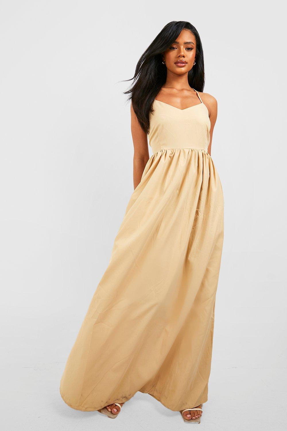 Strappy maxi dress store casual