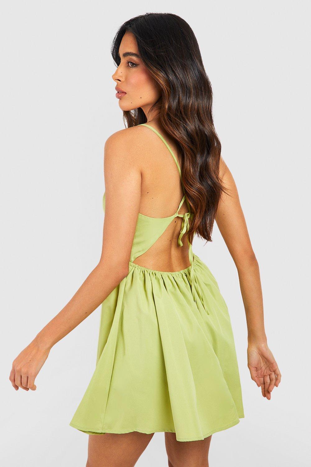 Backless Skater Dress