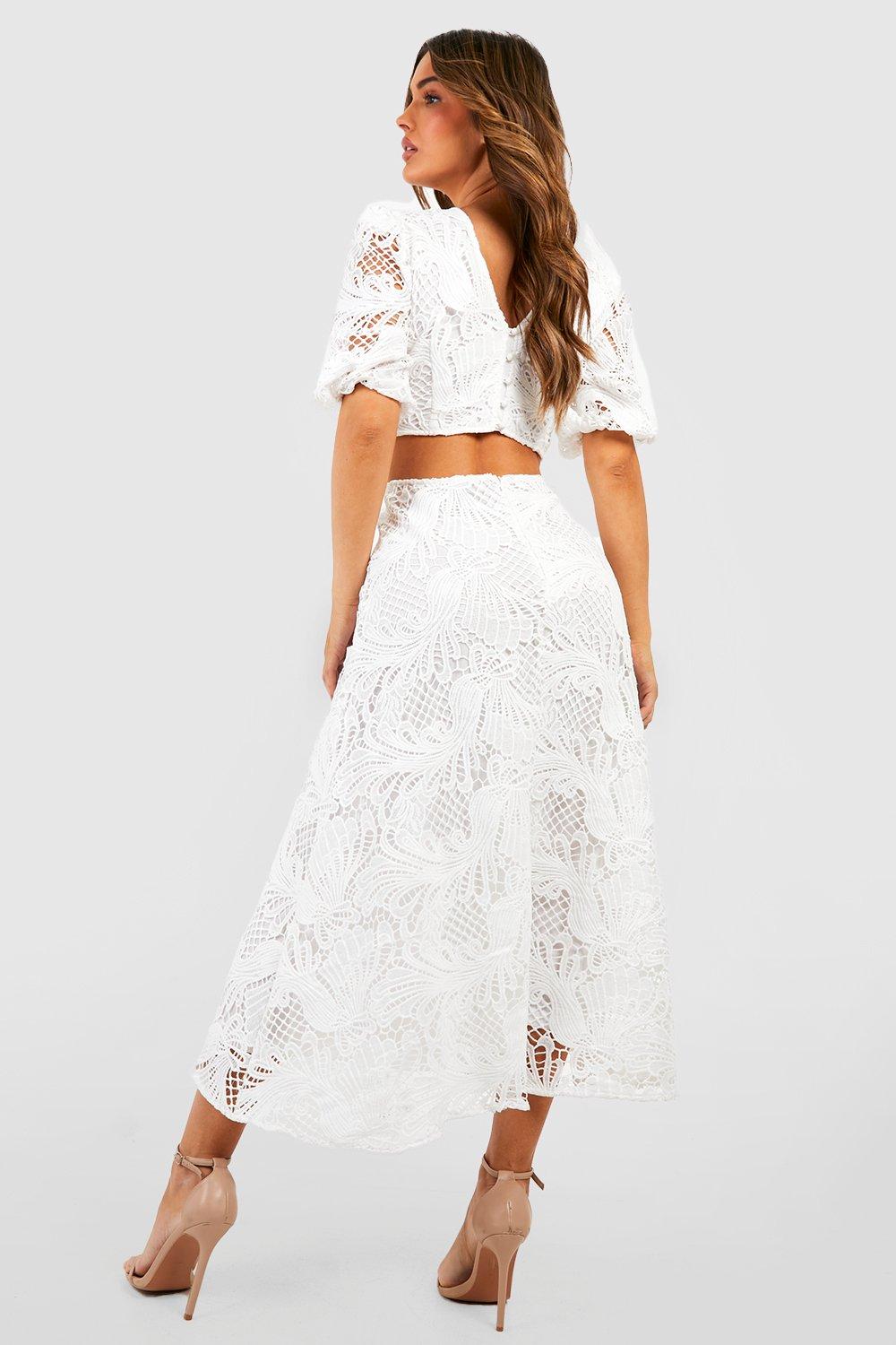 Boohoo hotsell crochet dress