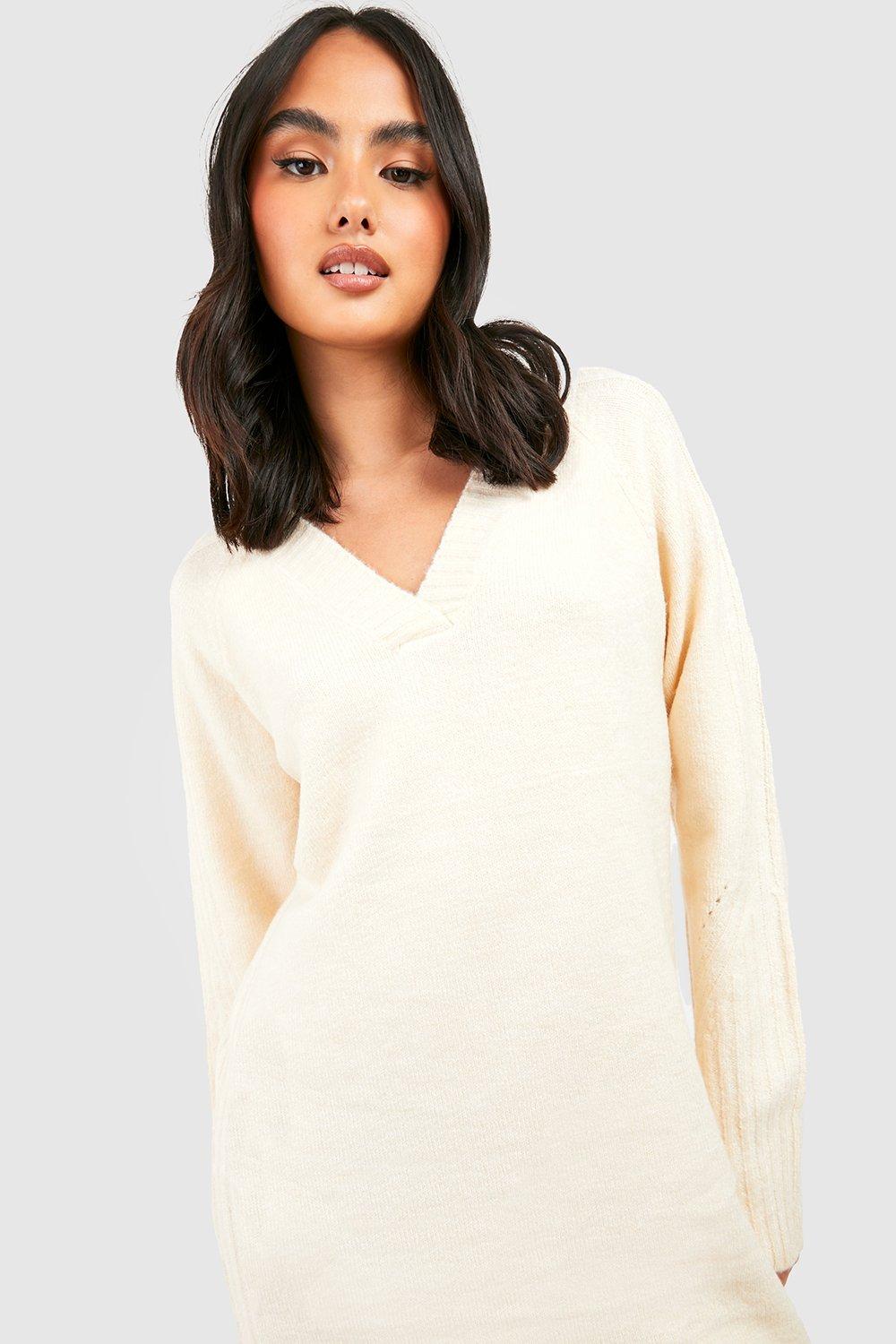 Missguided v neck outlet jumper