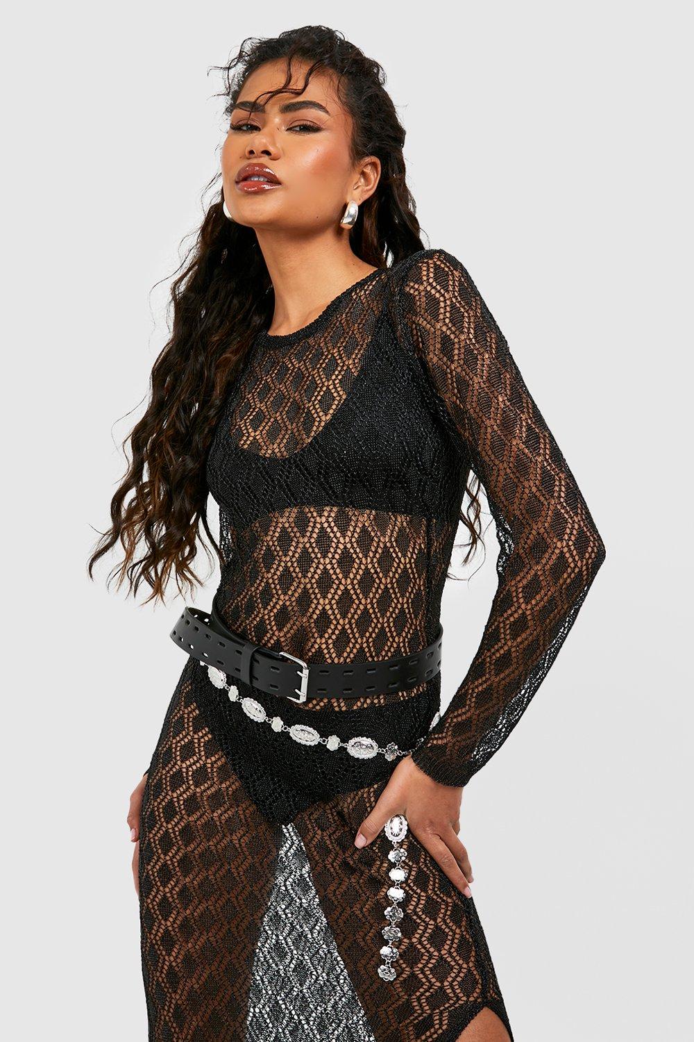 Missguided 2024 fishnet dress