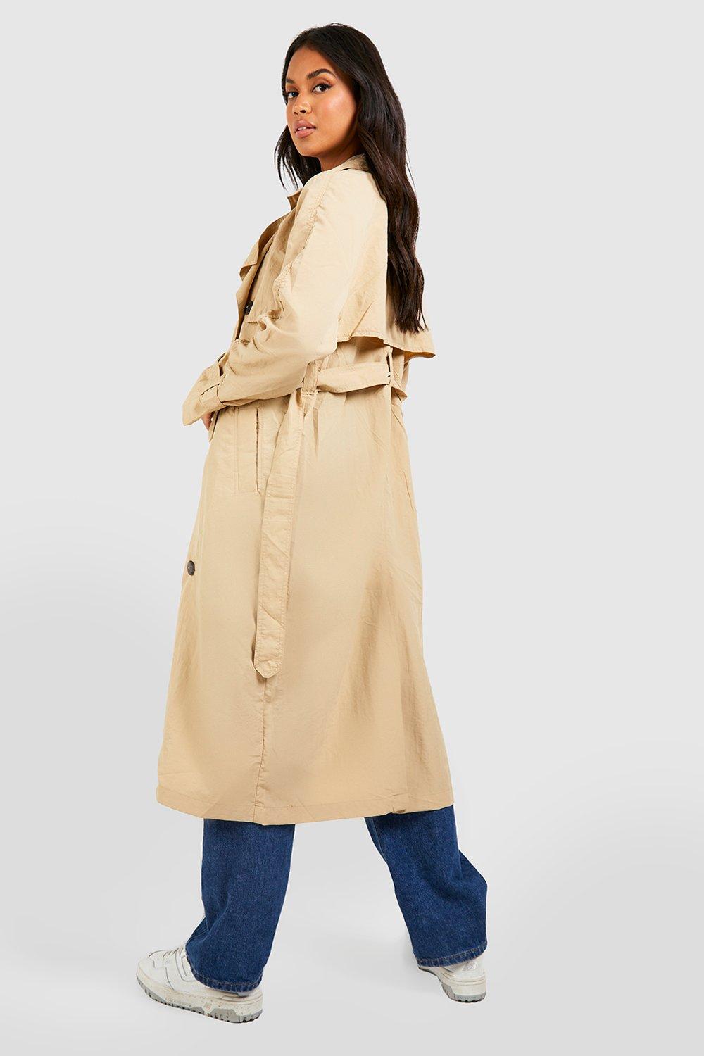 Long length trench outlet coat