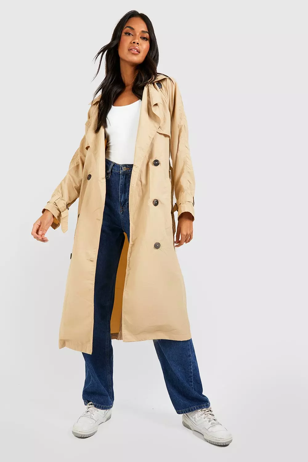 Khaki trench coat outlet ladies