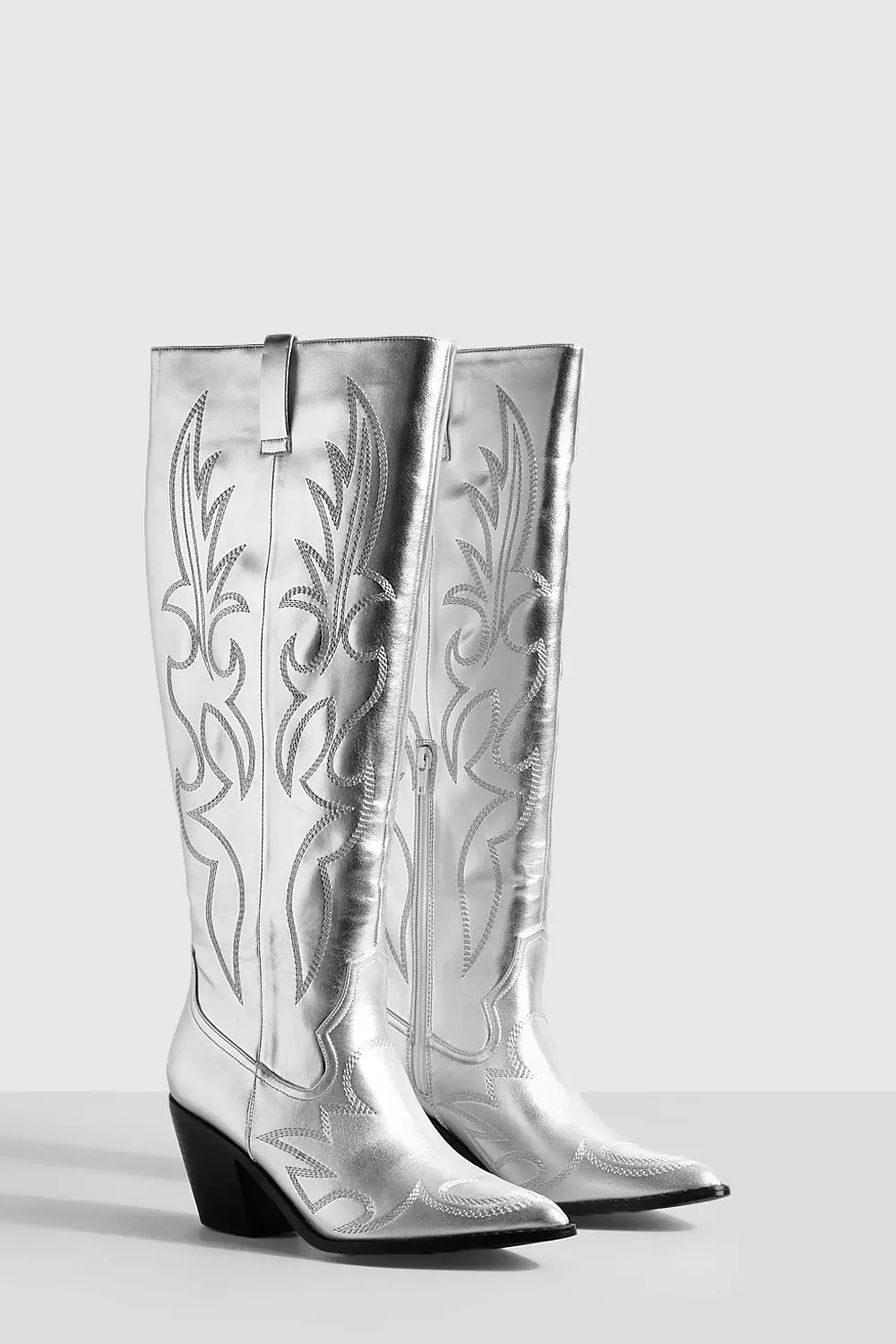 White western embroidered boots deals missguided