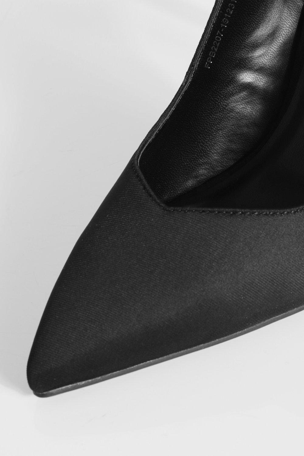 Lace Up Court Heel boohoo CA