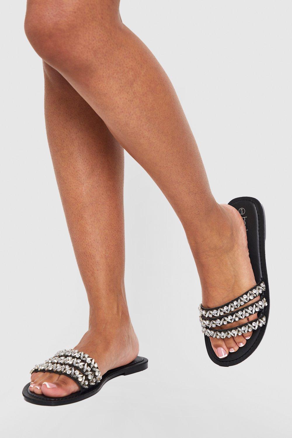 Women's on sale bedazzled sandals