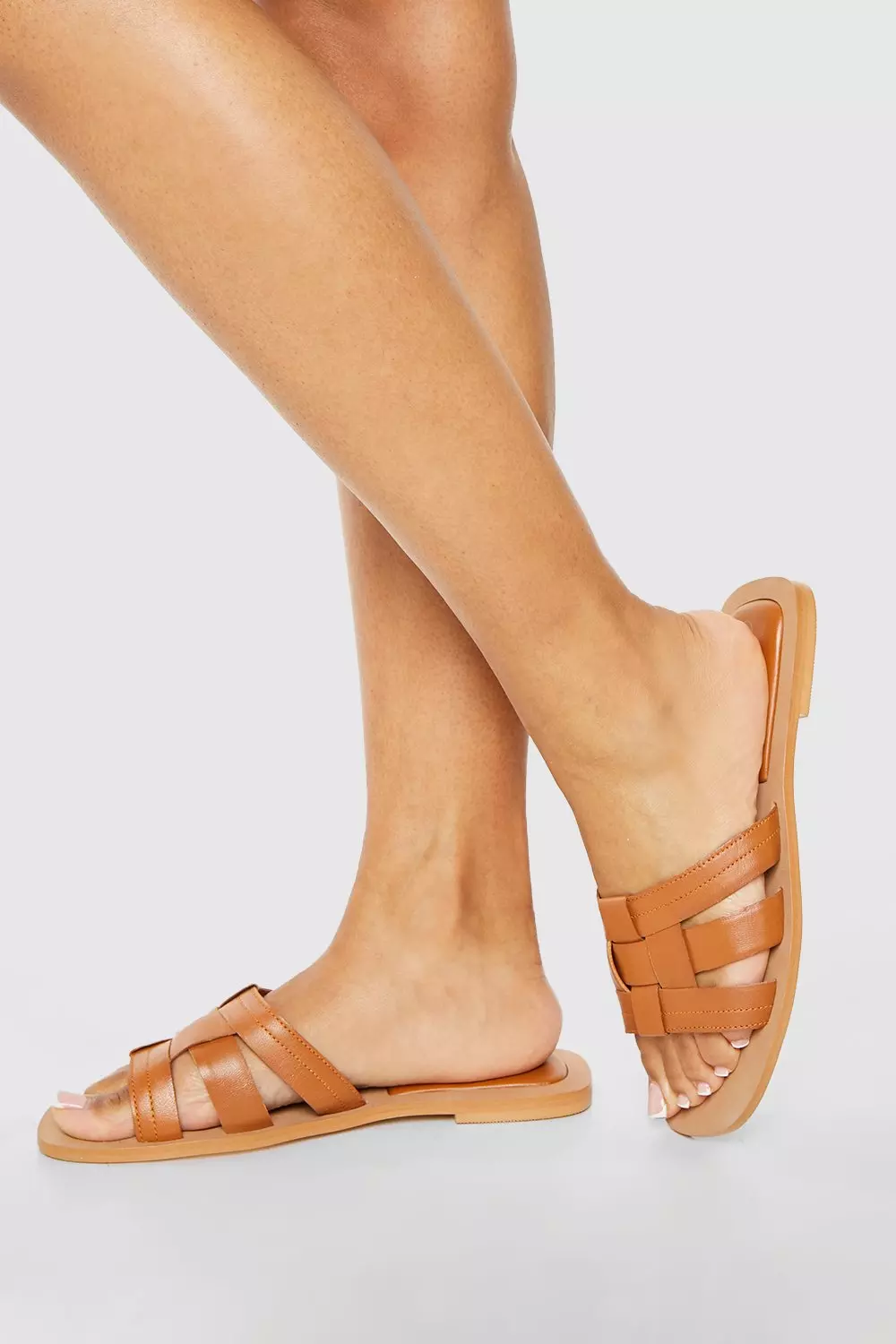 Wide sales calf sandals