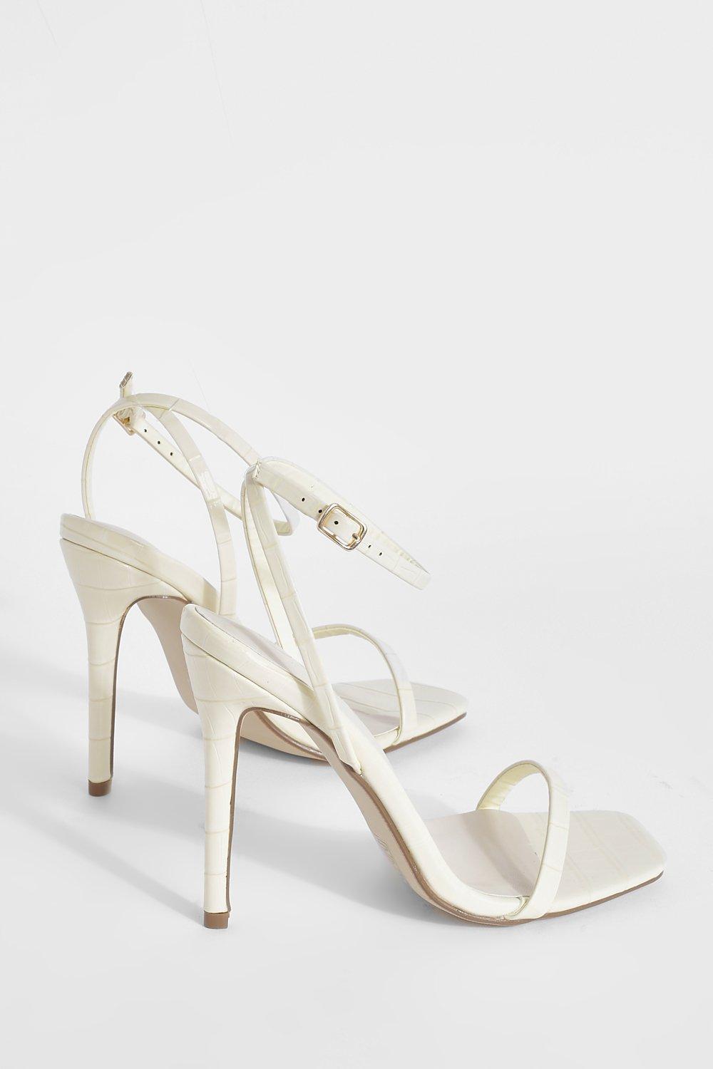 Cream stilettos clearance