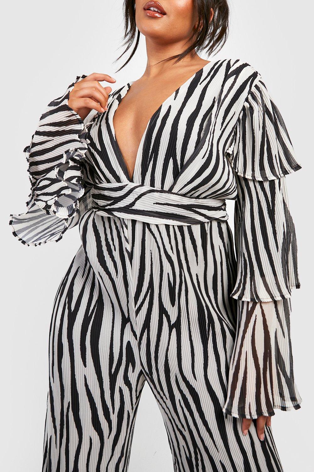 Plus size hot sale jumpsuits boohoo