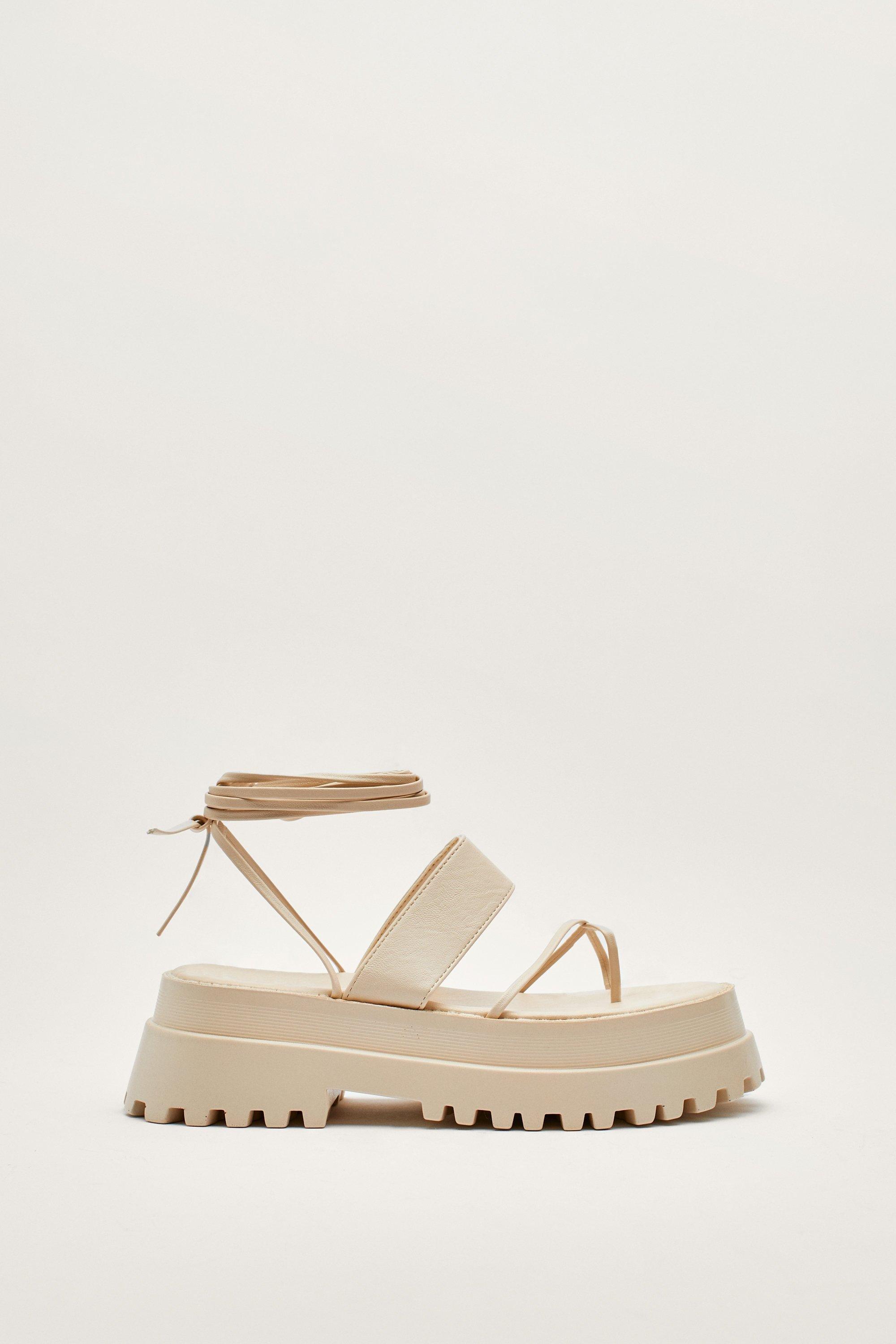 Chunky Cleated Flip Flop Sandals